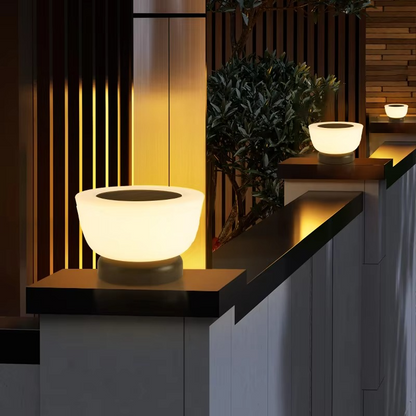 Buitenlamp Pad — zonne-energie, IP65, warm licht — afbeelding 2