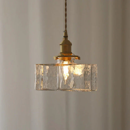 Hanglamp Glas Retro — fitting E27, drie maten — afbeelding 3