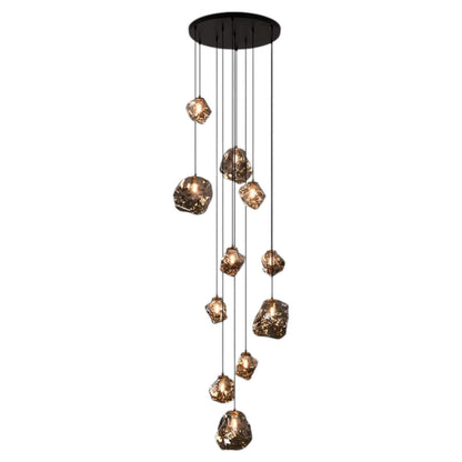 Kroonluchter Trap — dimbaar, 7 of 11 lichten, H 200 cm — afbeelding 5