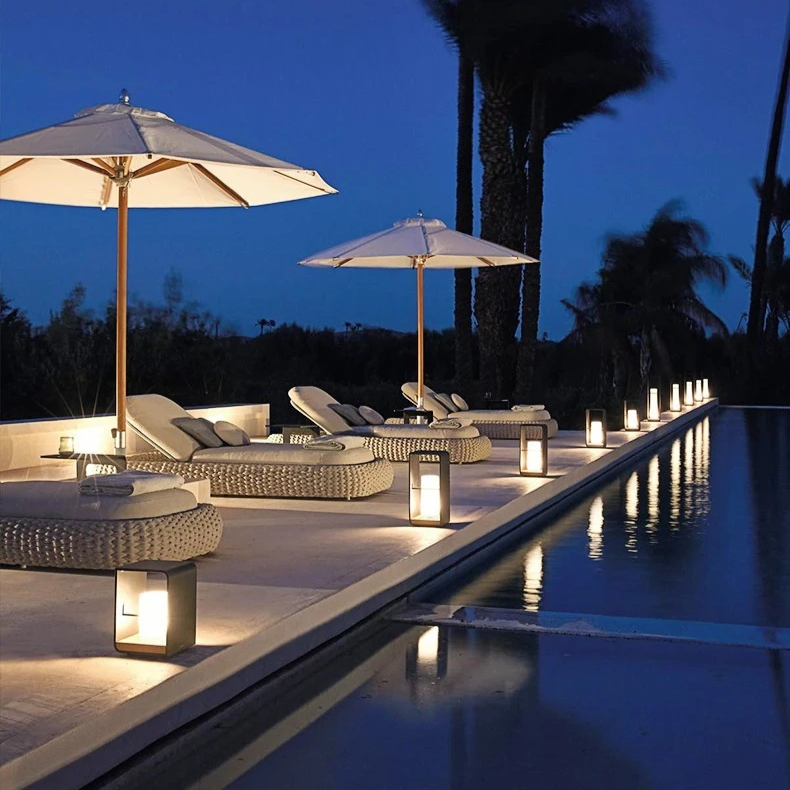 Buitenlamp Terras — roestvrij staal, IP65, 3000 K — afbeelding 2