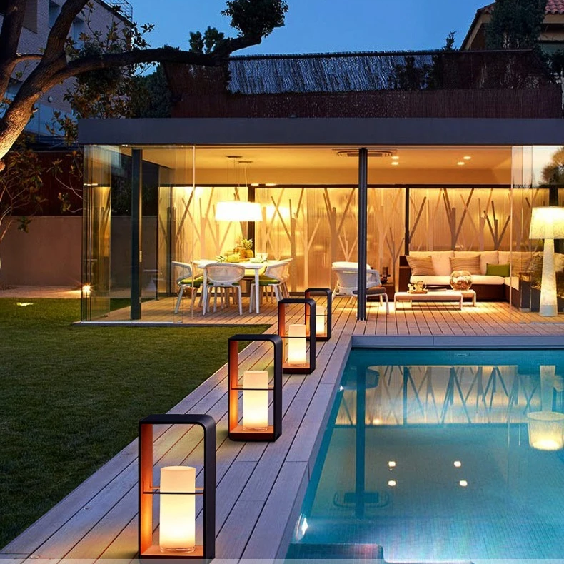 Buitenlamp Terras — roestvrij staal, IP65, 3000 K — afbeelding 3