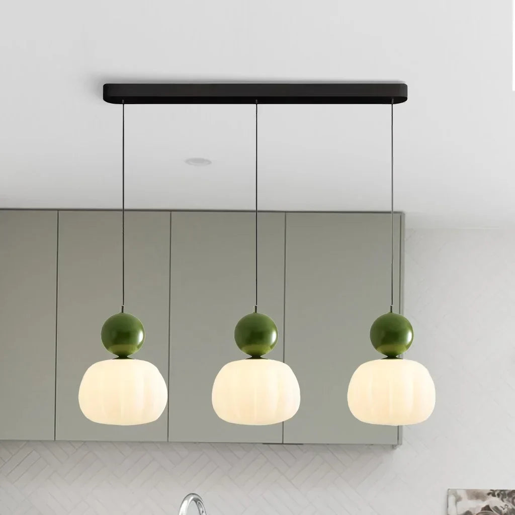 Hanglamp Scout — art deco, vier kleuren kap — afbeelding 7