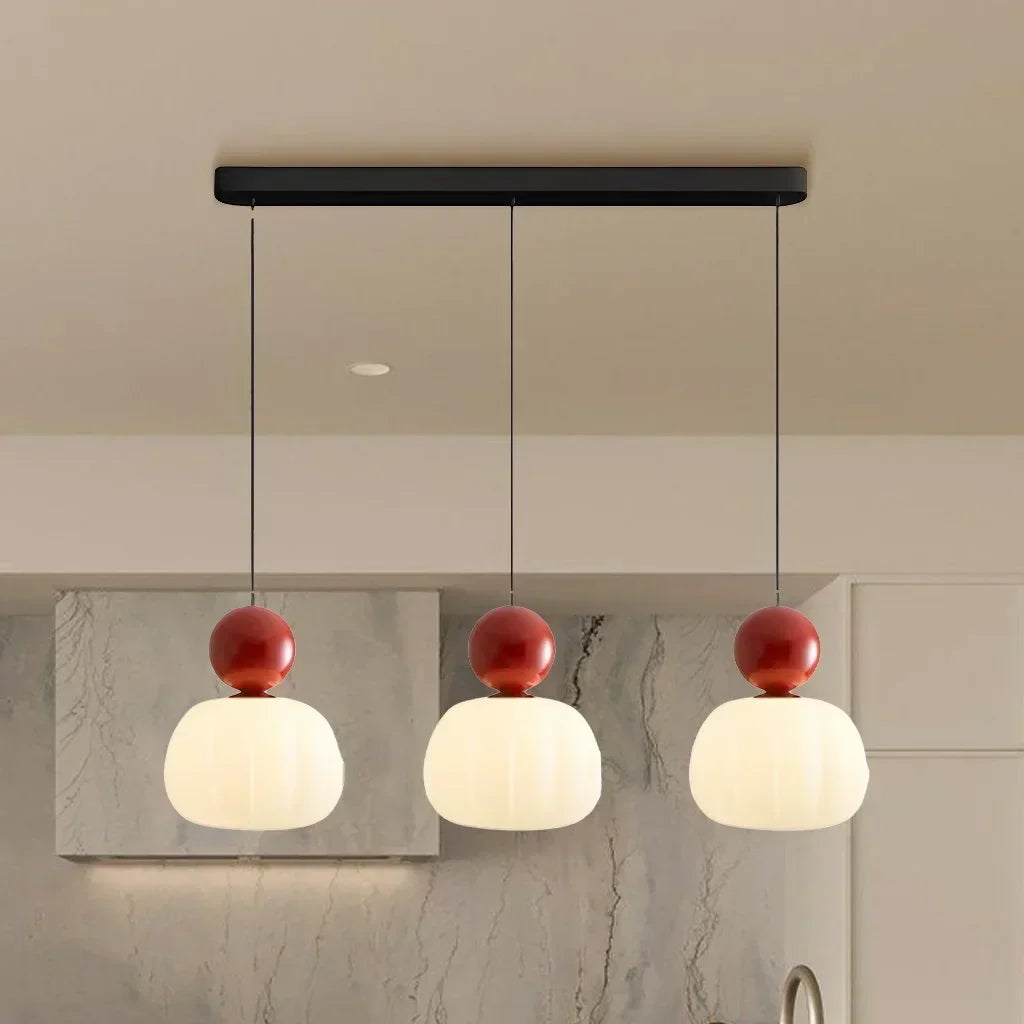 Hanglamp Scout — art deco, vier kleuren kap — afbeelding 8
