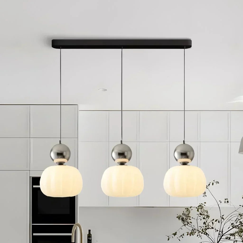 Hanglamp Scout — art deco, vier kleuren kap — afbeelding 9