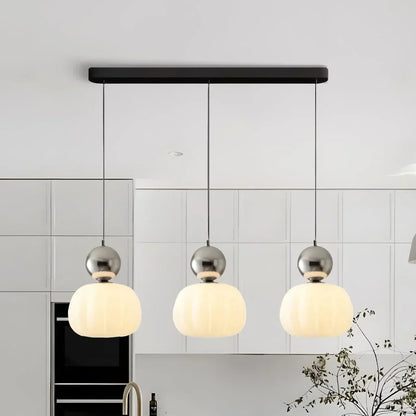 Hanglamp Scout — art deco, vier kleuren kap — afbeelding 9