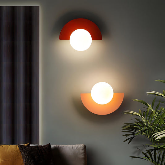 Wandlamp Halve Cirkel — metaal, fitting G9, 25 cm — afbeelding 1
