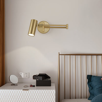 Wandlamp Zwenkarm — draaibaar, drie lichtkleuren — afbeelding 2