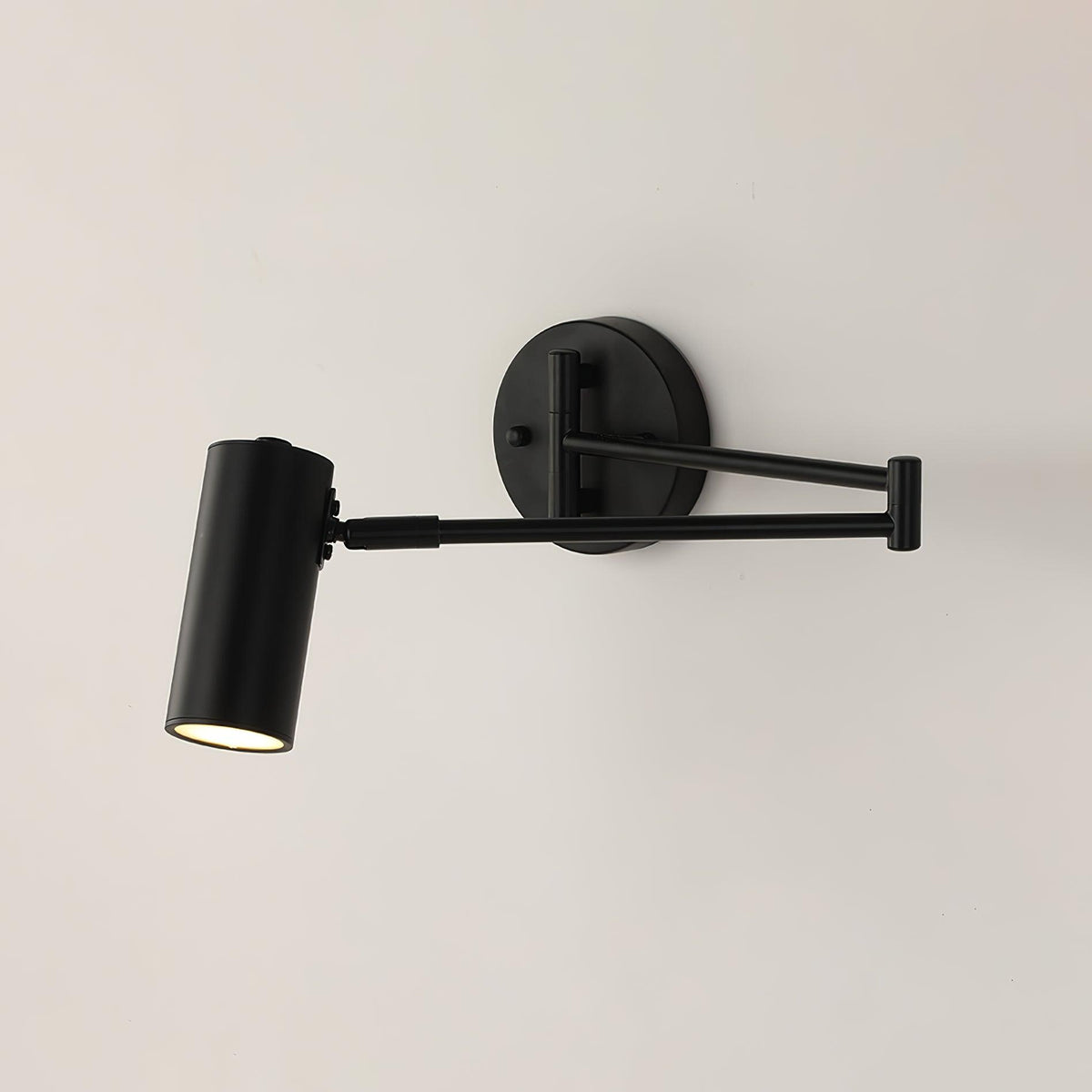 Wandlamp Zwenkarm — draaibaar, drie lichtkleuren — afbeelding 3
