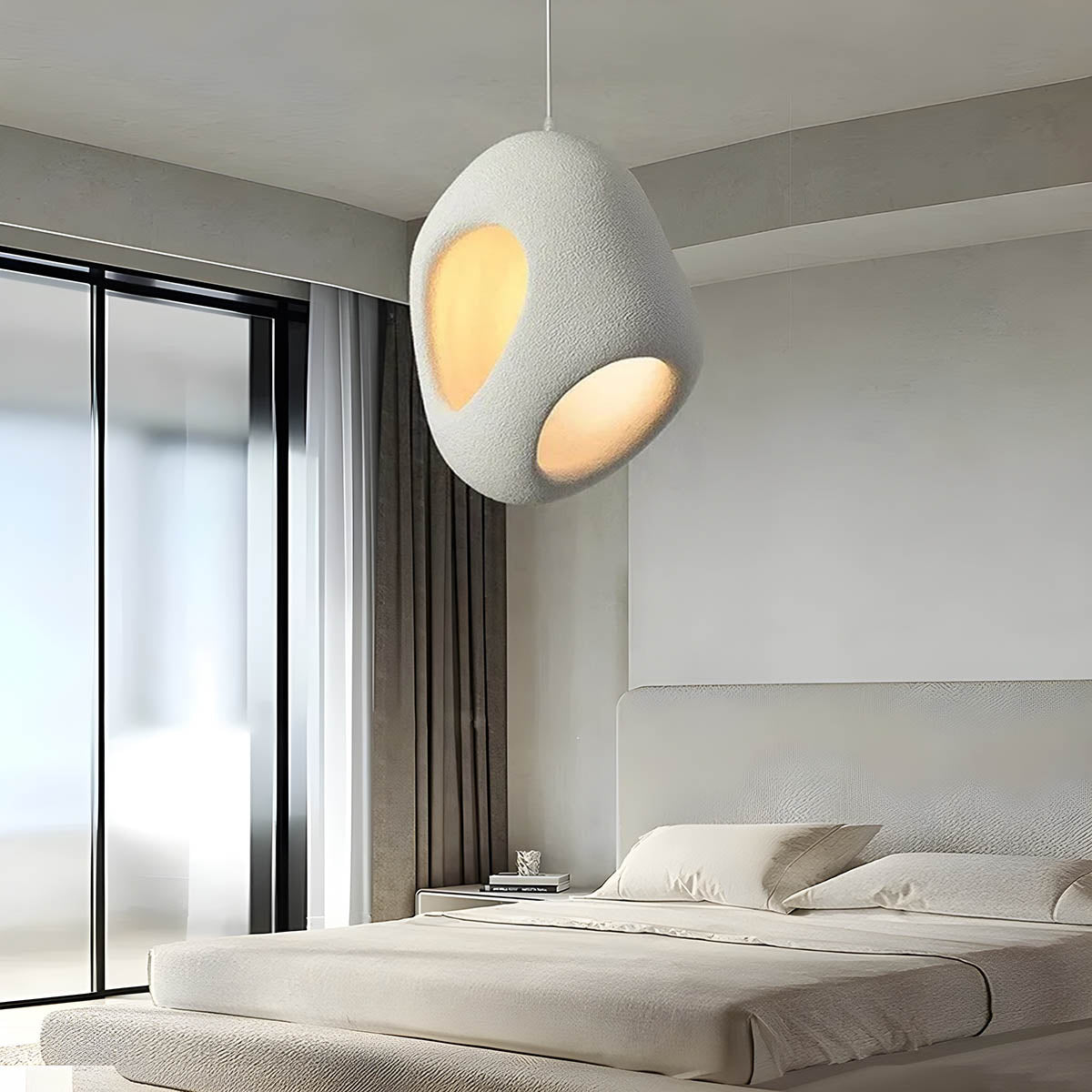 Hanglamp Wabi Sabi — mat oppervlak, 28 of 42 cm — afbeelding 2