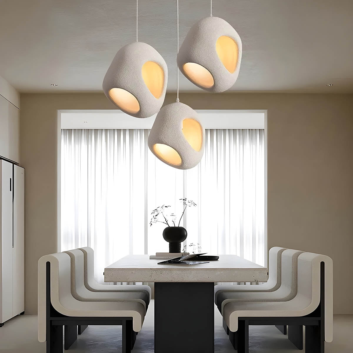 Hanglamp Wabi Sabi — mat oppervlak, 28 of 42 cm — afbeelding 1