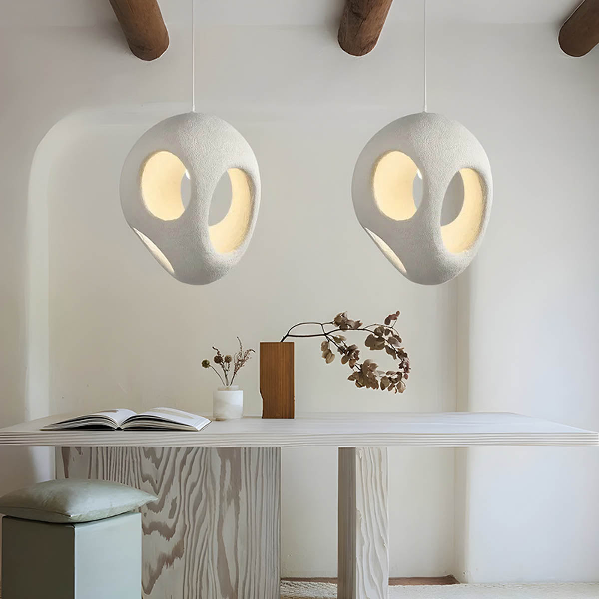 Hanglamp Wabi Sabi — mat oppervlak, 28 of 42 cm — afbeelding 3