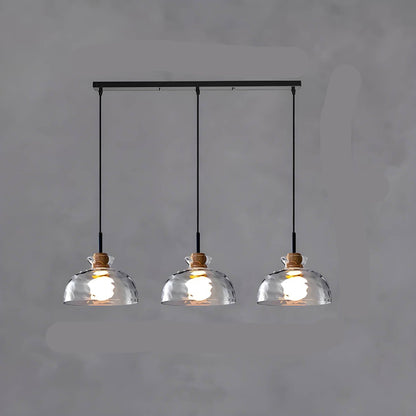 Kroonluchter Glas — één of drie lichtpunten, E27 — afbeelding 6