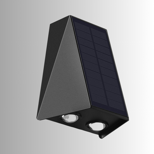 Buitenwandlamp Zonnepaneel — IP54, verstelbare kop — afbeelding 1