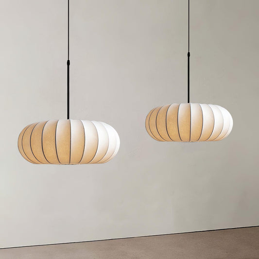 Hanglamp Verona — metaal en zijde, drie maten — afbeelding 1