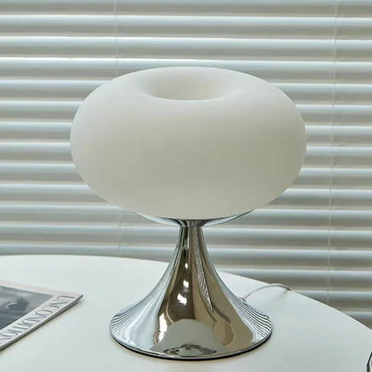 Tafellamp Appel — glas en ijzer, fitting E27, H 30 cm — afbeelding 3