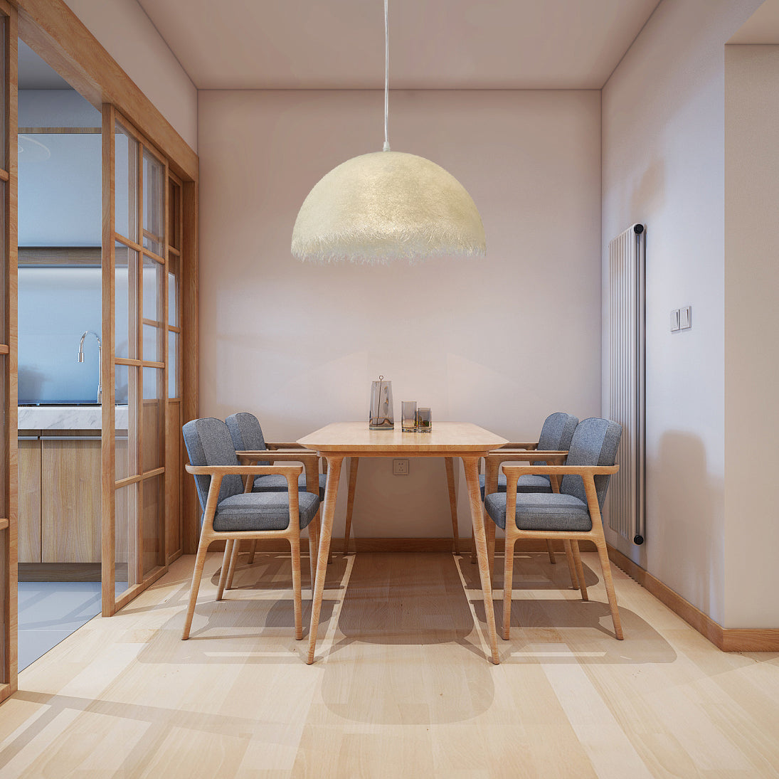 Hanglamp Epoxyhars — fitting E27, 30 tot 60 cm — afbeelding 2