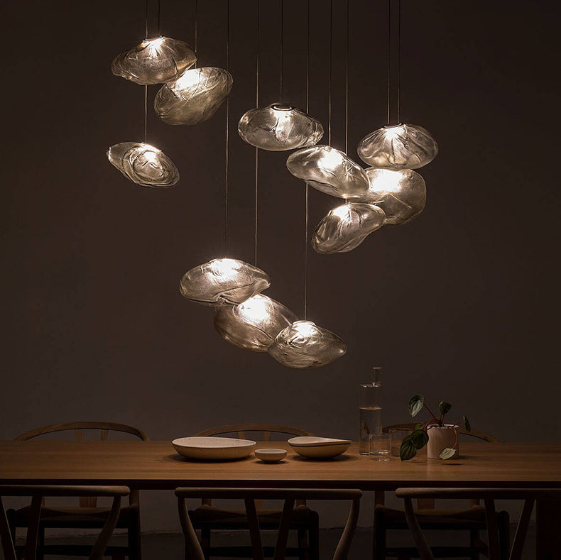 Hanglamp Glasbel — mondgeblazen glas, fitting G9 — afbeelding 1