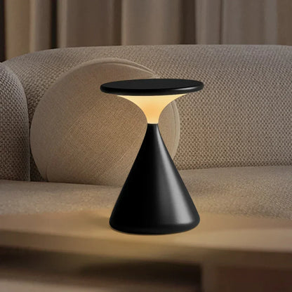 Draadloze tafellamp Aeron — zandlopervorm, USB-C — afbeelding 4