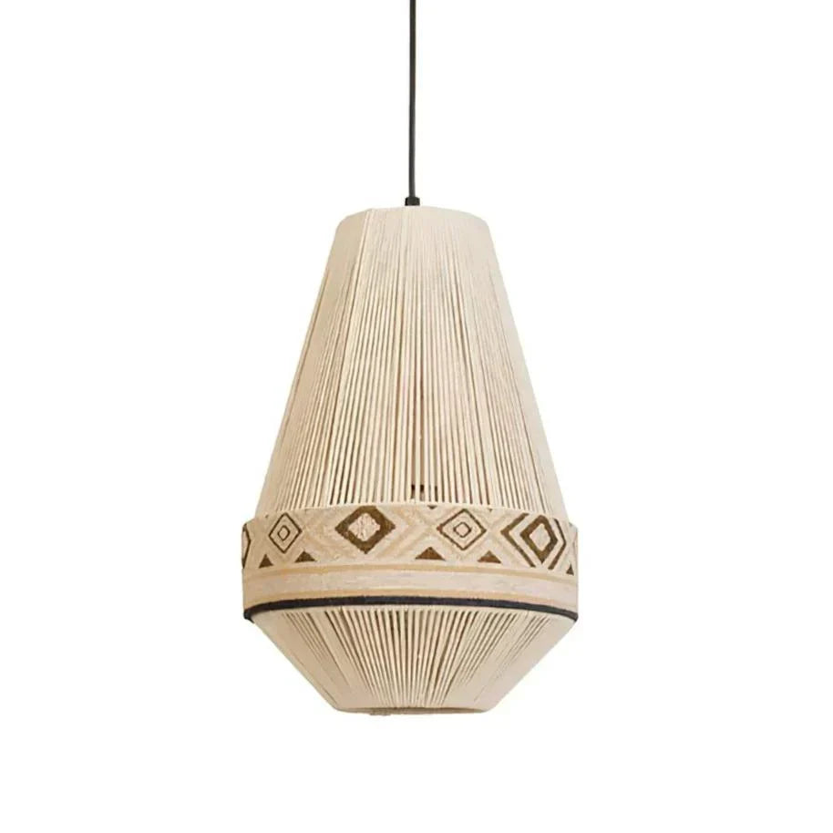 Hanglamp Franje — geweven linnen, fitting E27 — afbeelding 7