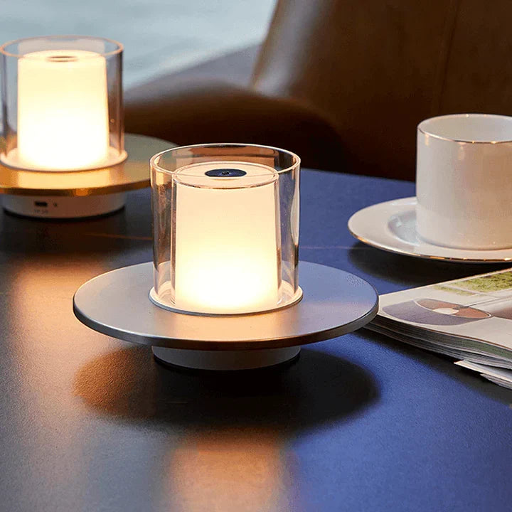 Tafellamp Kaarslicht — vlamloos, led, 16 bij 11 cm — afbeelding 3