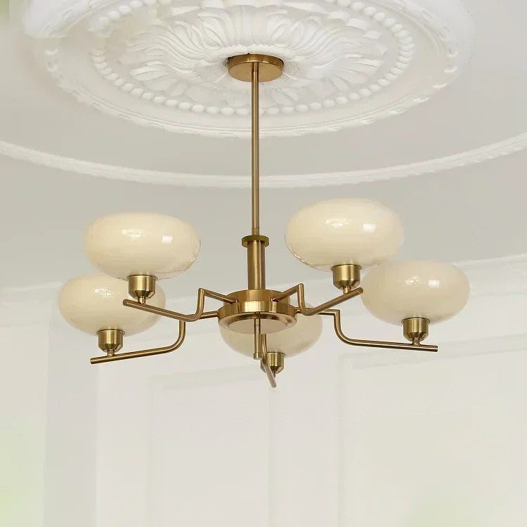 Kroonluchter Bauhaus — smeedijzer, fitting E27 — afbeelding 8