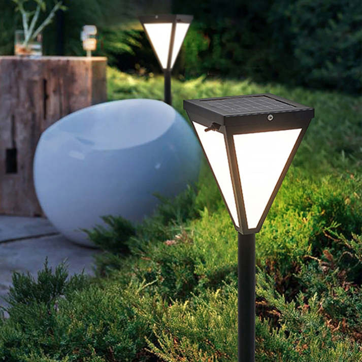 Buitenlamp Orr — zwart metaal en acryl, IP65 — afbeelding 1