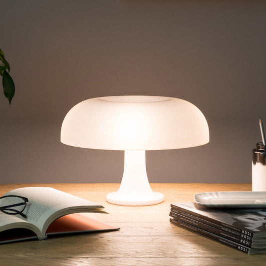 Tafellamp Paddenstoel — kunststof, drie lichtstanden — afbeelding 1