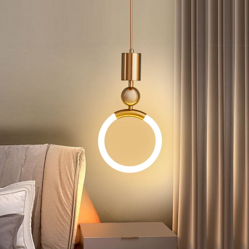Hanglamp Nordic — metaal, drie vormen, 37 cm hoog — afbeelding 4