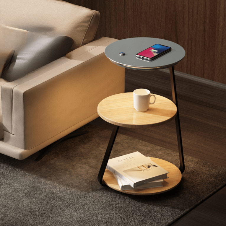 Bijzettafel Signature — poedercoat staal, twee bladen — afbeelding 3