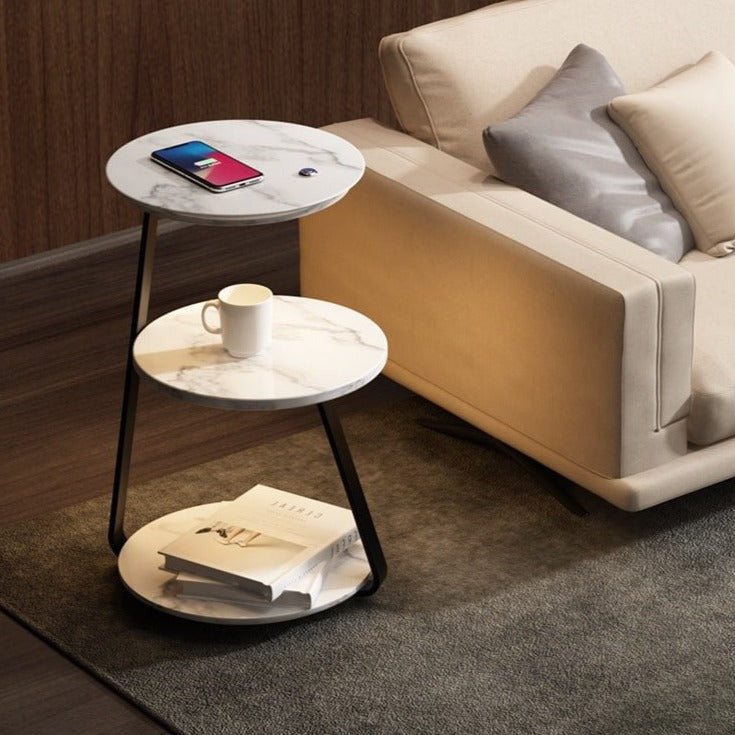Bijzettafel Signature — poedercoat staal, twee bladen — afbeelding 2