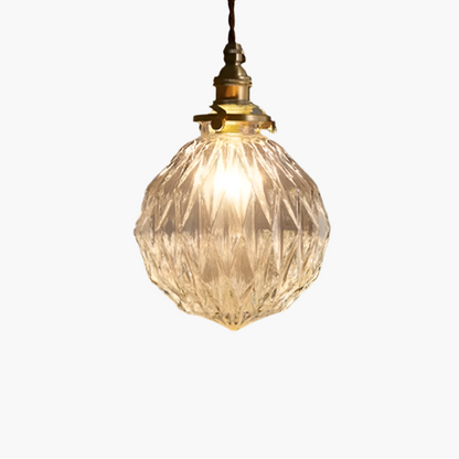Hanglamp Kristalglas — transparante kap, fitting E27 — afbeelding 6