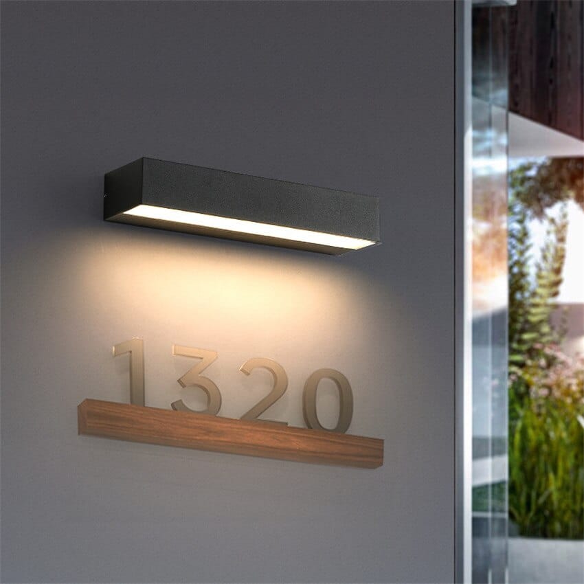 Buitenwandlamp Balk — aluminium, IP65, 30 tot 80 cm — afbeelding 3