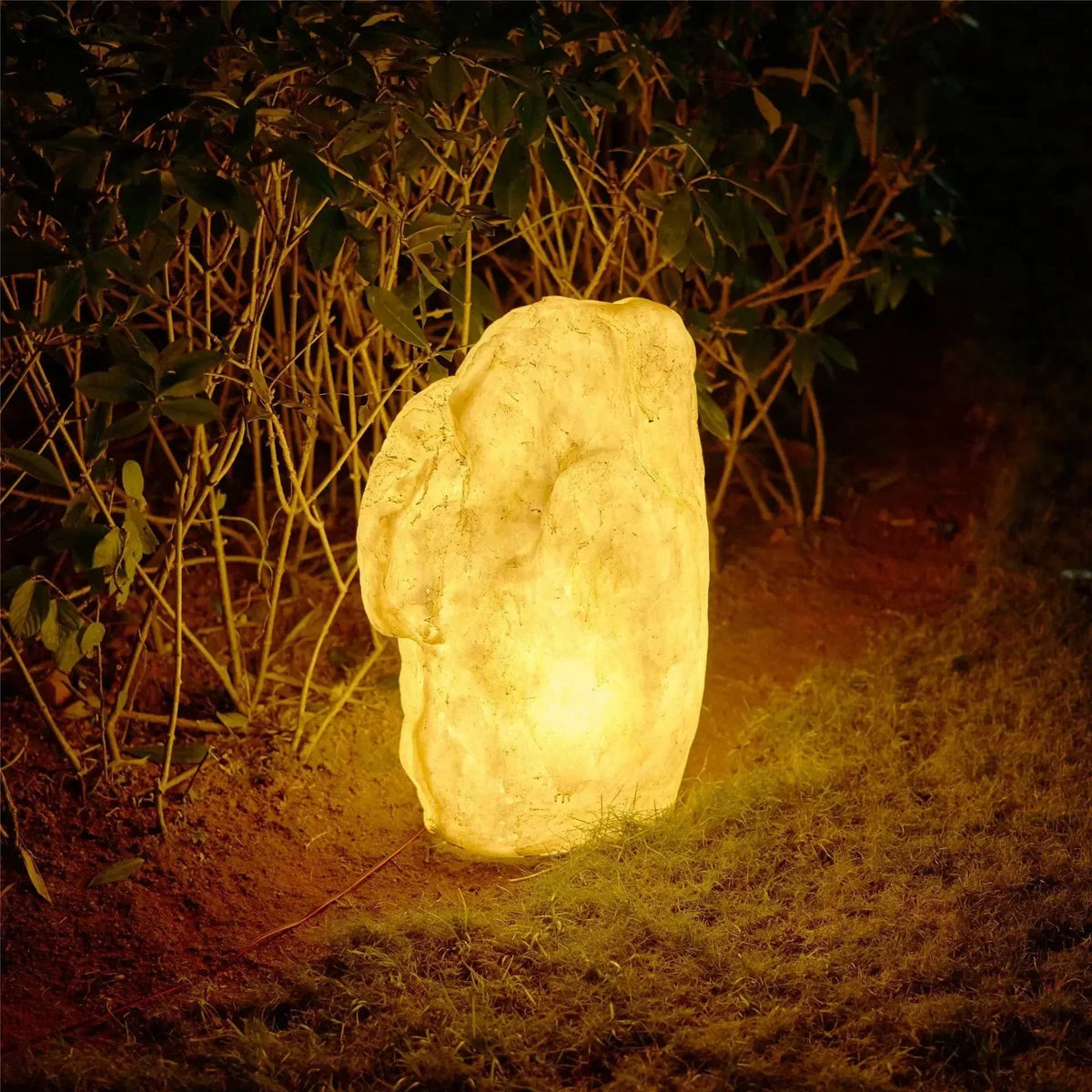 Buitenlamp Steen — hars met steenlook, IP65 — afbeelding 3