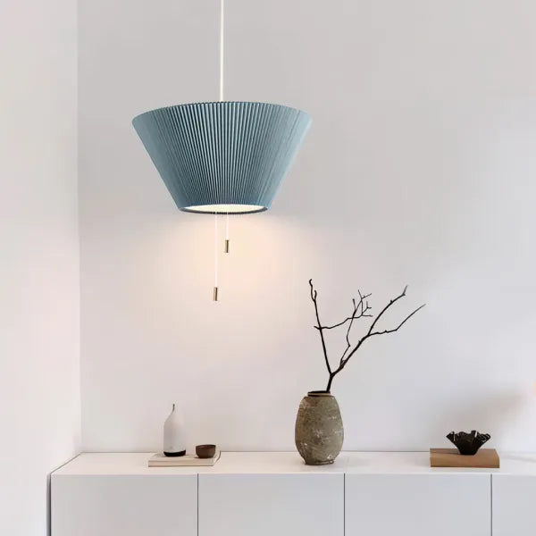 Hanglamp Plooi — stoffen kap, in hoogte te rekken — afbeelding 3