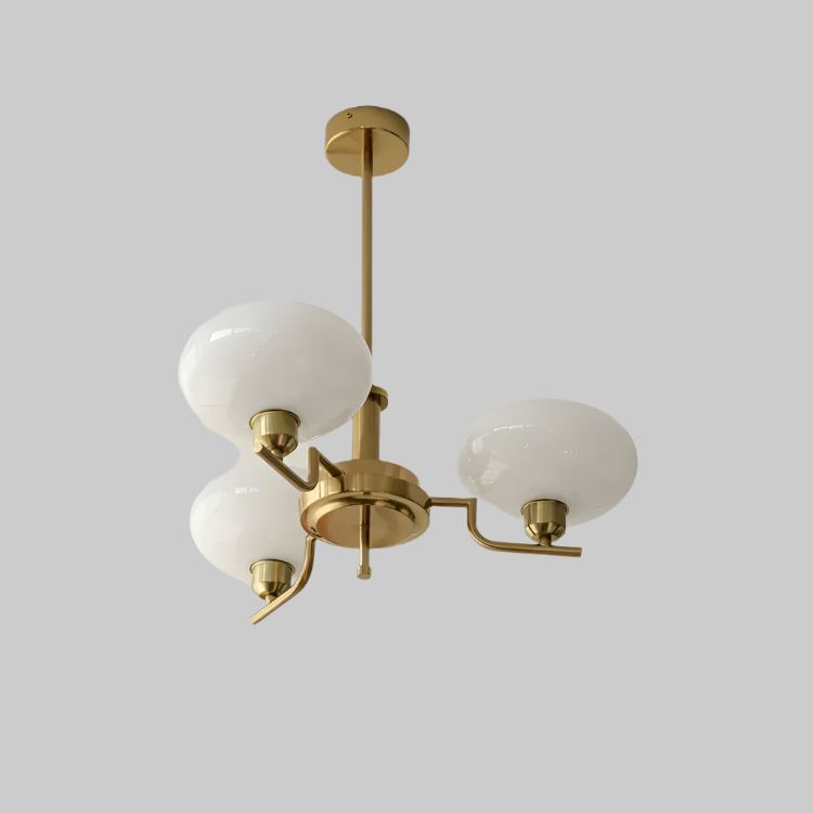 Kroonluchter Bauhaus — smeedijzer, fitting E27 — afbeelding 4