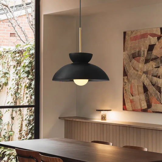 Hanglamp Augustus — metaal en hars, 34 cm breed — afbeelding 1