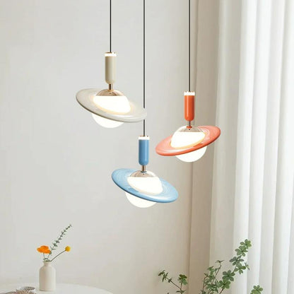 Hanglamp Saturn — ringen in aluminium, 12 W led — afbeelding 1