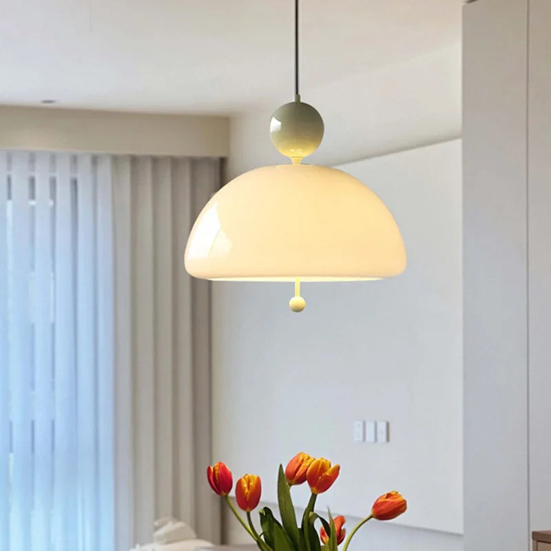 Hanglamp Retro Glas — Franse stijl, breedte 40 cm — afbeelding 2