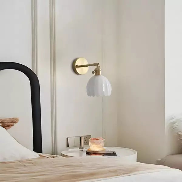 Wandlamp Tulpglas — metaal en glas, maximaal 40 W — afbeelding 3