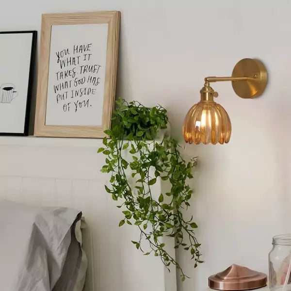 Wandlamp Tulpglas — metaal en glas, maximaal 40 W — afbeelding 5