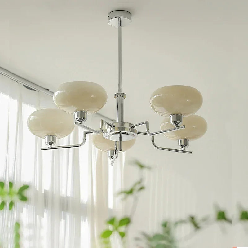 Kroonluchter Bauhaus — smeedijzer, fitting E27 — afbeelding 6