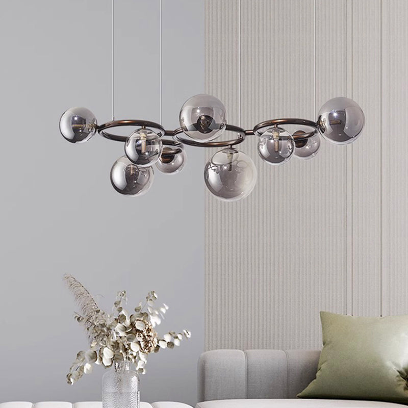 Hanglamp Ring Trio — drie ringen, drie lichtstanden — afbeelding 3