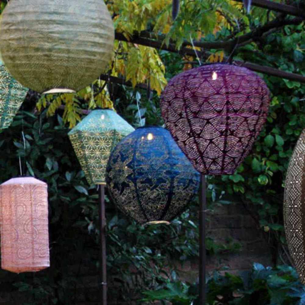 Buitenlamp Lantaarn — solar, set van vijf — afbeelding 1