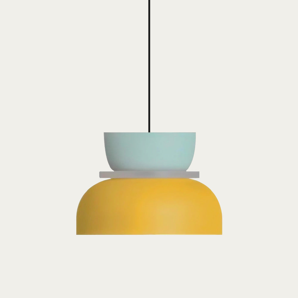 Hanglamp Dulcy — kleurvlakken in acryl, drie maten — afbeelding 5