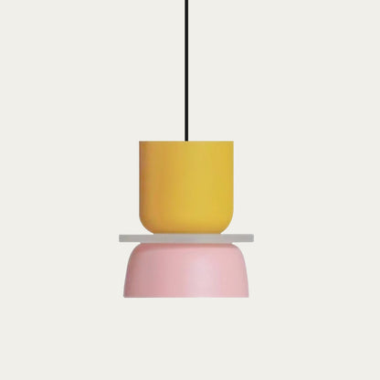 Hanglamp Dulcy — kleurvlakken in acryl, drie maten — afbeelding 6