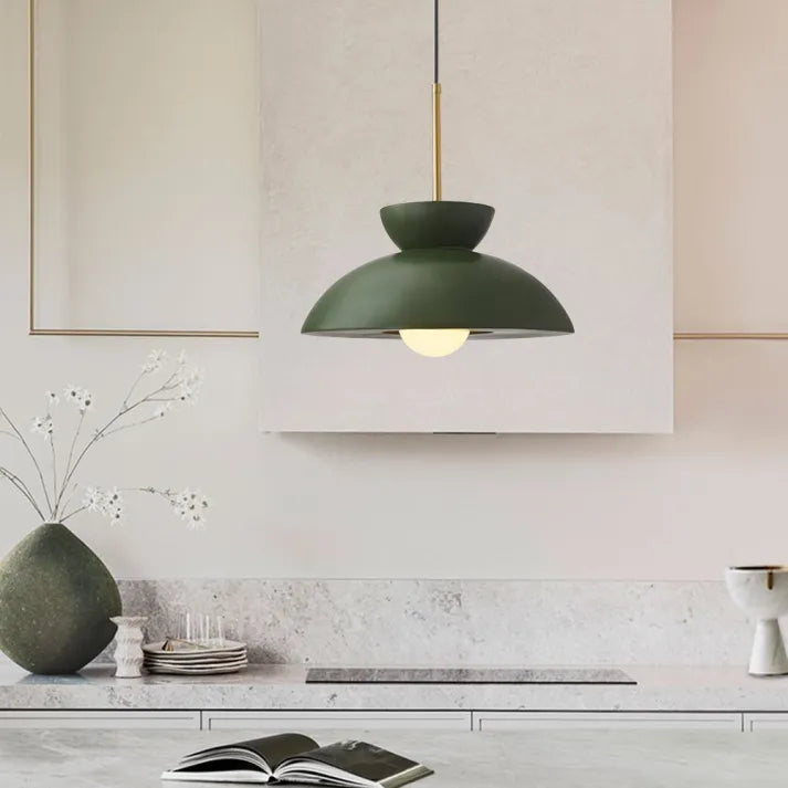 Hanglamp Augustus — metaal en hars, 34 cm breed — afbeelding 2