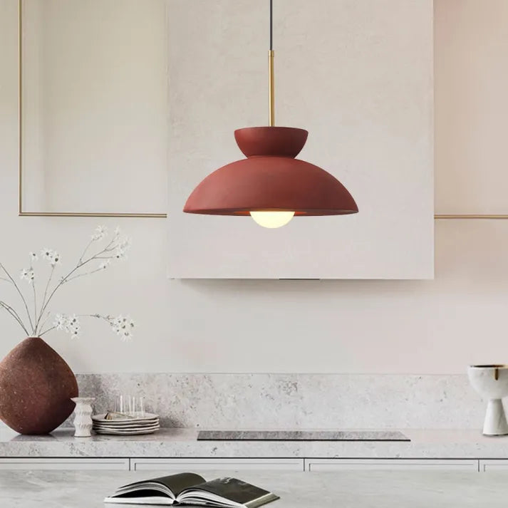 Hanglamp Augustus — metaal en hars, 34 cm breed — afbeelding 3