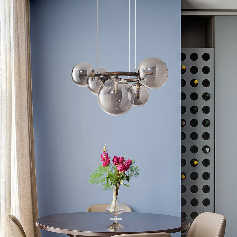 Hanglamp Ring Trio — drie ringen, drie lichtstanden — afbeelding 2