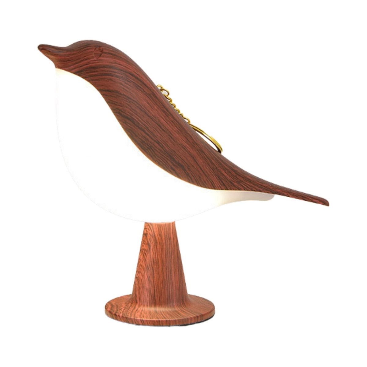 Tafellamp Vormlux Merel — stoffen kap, vogelmotief — afbeelding 2