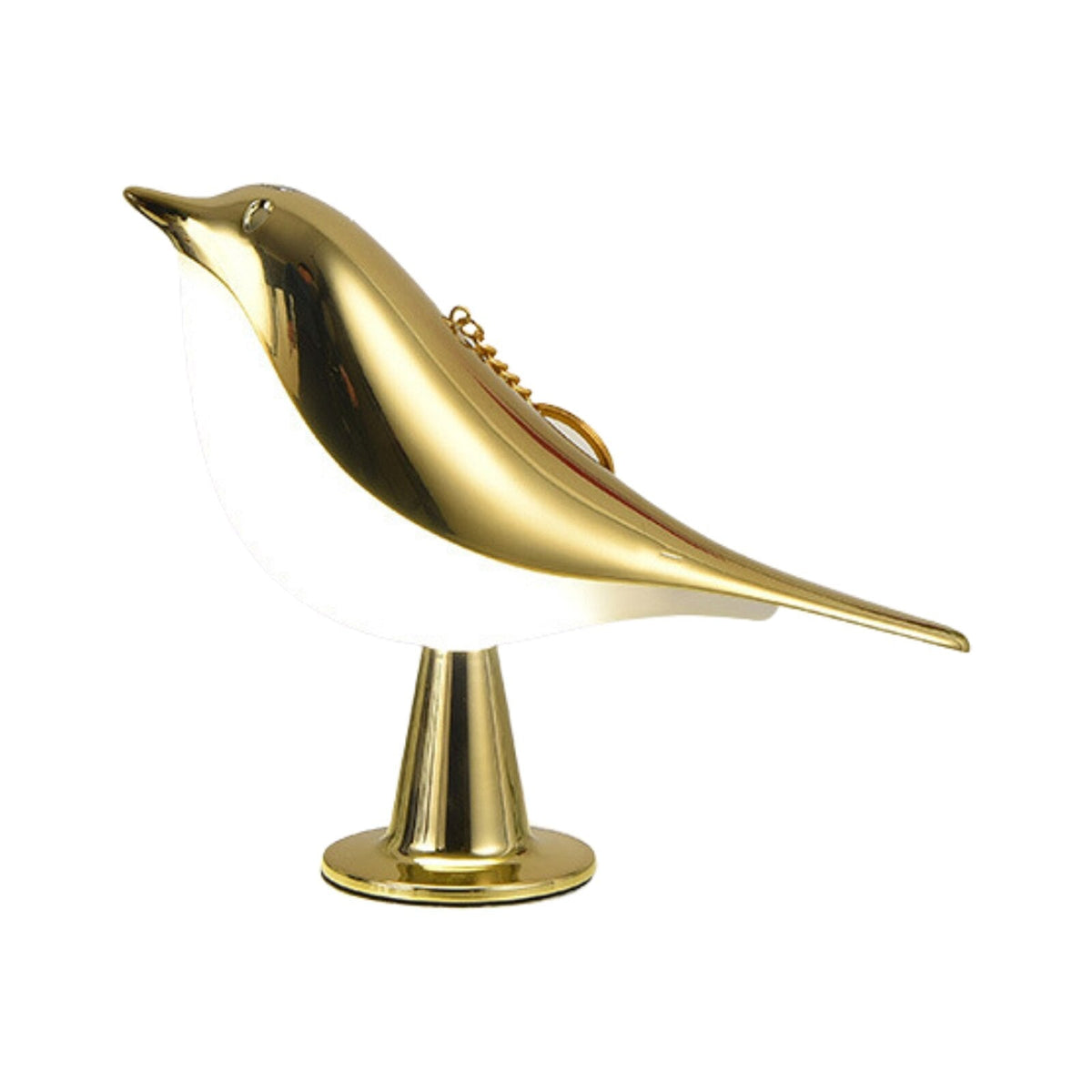 Tafellamp Vormlux Merel — stoffen kap, vogelmotief — afbeelding 3